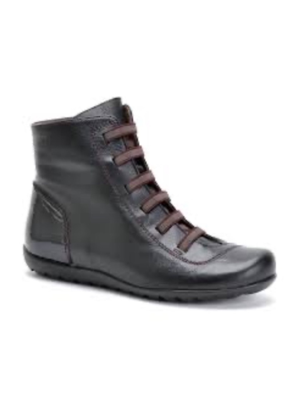 Wonders Warwick Black Leather Ankle Boots | 36
